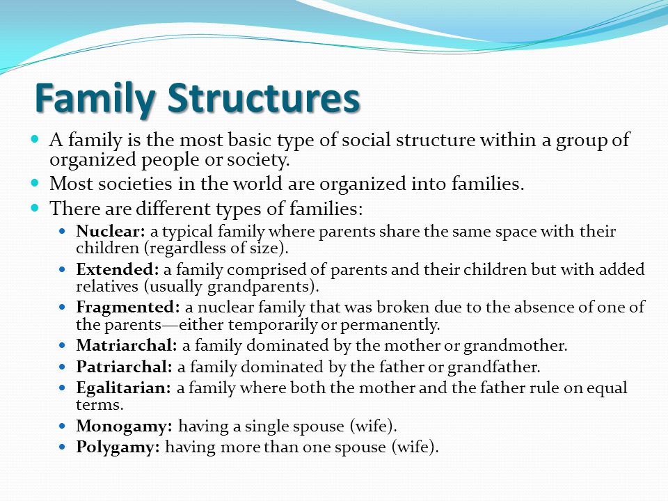 Types of Family Structures